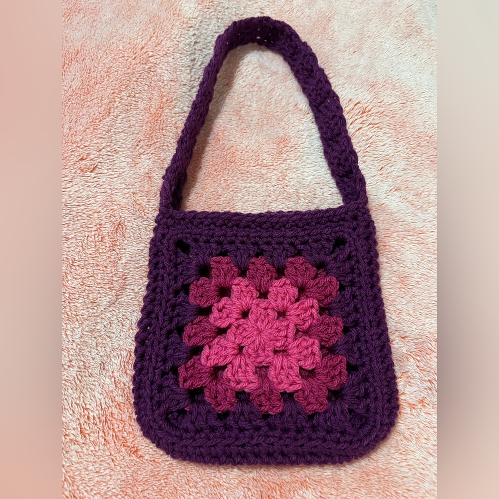Crocheted Toddler Shoulder Bag ✨